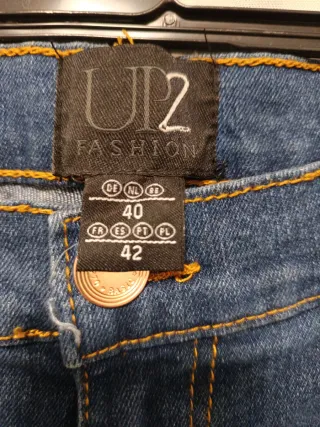 Vaqueros mujer UP2 FASHION azul