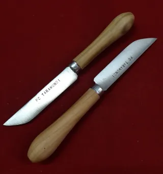 2 coltelli Taramundi da tavolo con punta arrotondata