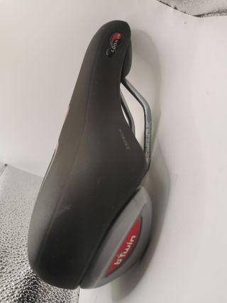 Sillín Btwin LookIn Xsenium Negro/Rojo