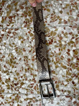 Cintura Guess Pelle Stampa Serpente 70cm