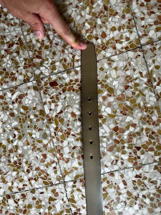 Cintura Guess Pelle Stampa Serpente 70cm