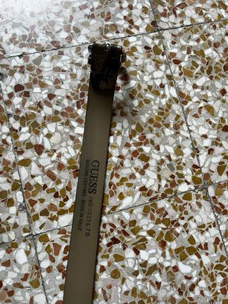 Cintura Guess Pelle Stampa Serpente 70cm