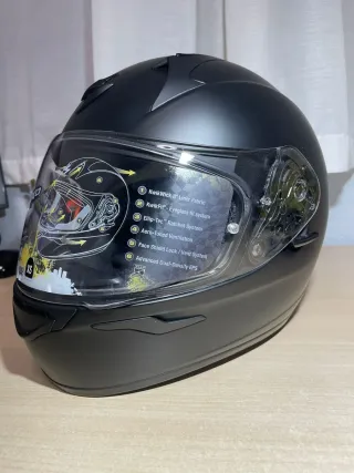 Casco Scorpion 390 Negro Mate Talla XS
