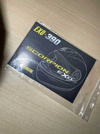 Casco Scorpion 390 Negro Mate Talla XS