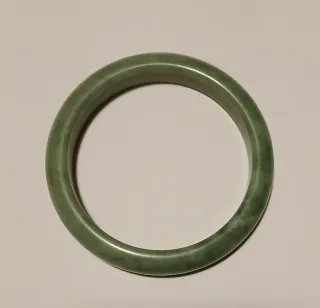 Bracciale rigido Hetian Jade vintage