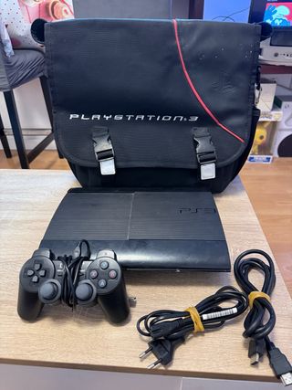 Playstation 3 Super Slim 500GB Negra (leer)