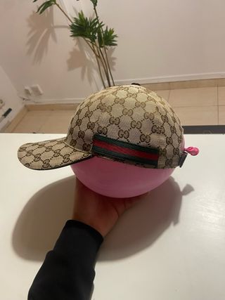 Gorra Gucci GG Beige/Marrón Original