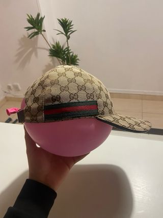 Gorra Gucci GG Beige/Marrón Original