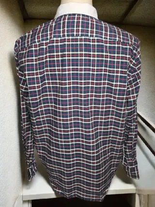 Camisa cuadros Pedro del Hierro azul y roja