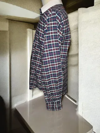 Camisa cuadros Pedro del Hierro azul y roja