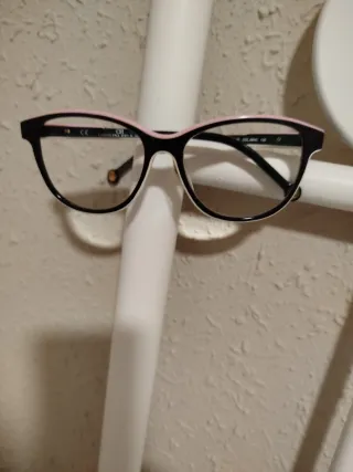 Moldura Gafas Carolina Herrera Negra y Rosa