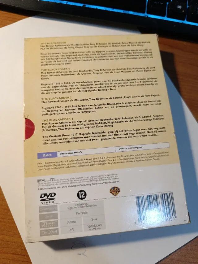 The Complete Black Adder DVD - Le 4 Serie