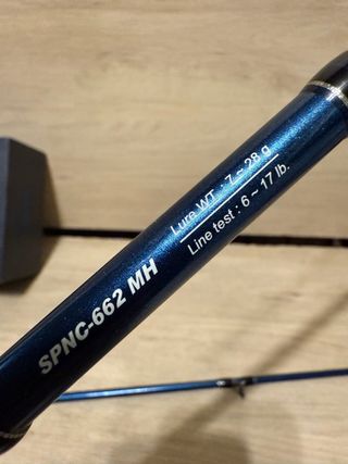 Combo Caña y Carrete Baitcasting Azul