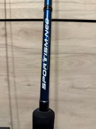 Combo Caña y Carrete Baitcasting Azul