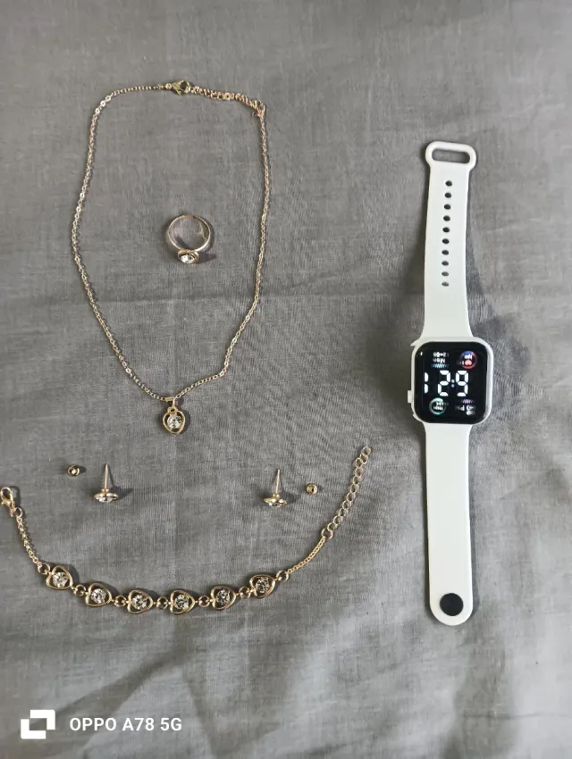 Reloj Electrónico Blanco