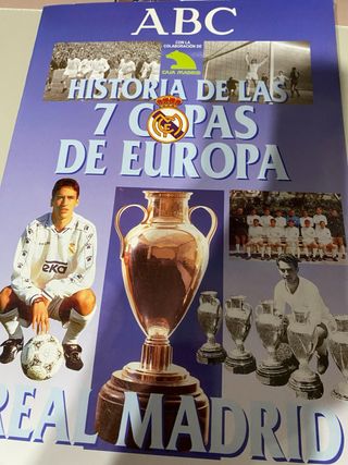 Libro Historia 7 Copas Europa Real Madrid