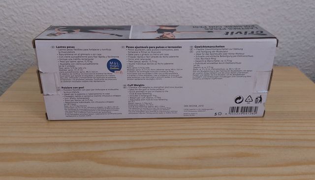 Lastres Pesas Crivit 0.75KG (Par)