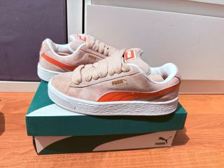 Zapatos Puma Beige y Naranja