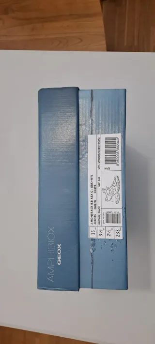 Zapatos Geox niño verde y negro