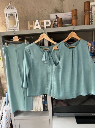 Falda pareo verde talla M