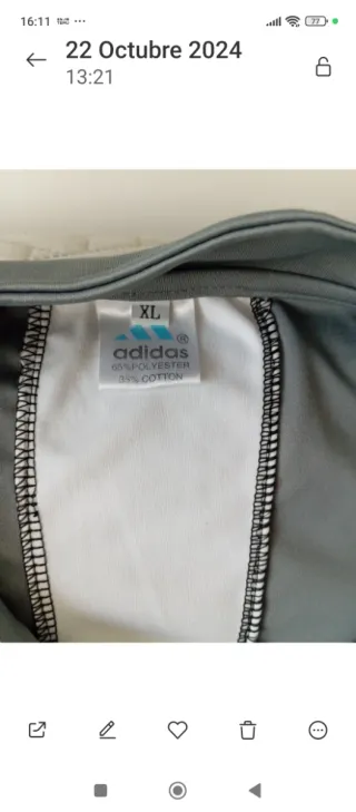 Camiseta deportiva Adidas Mujer Manga Corta