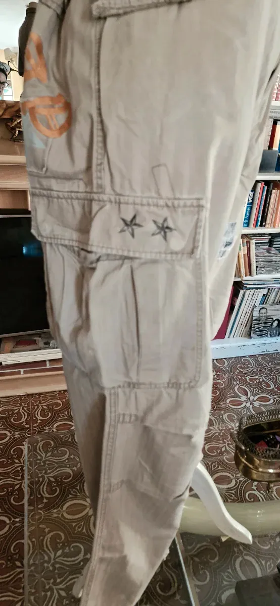 Calça Cargo Firetrap Bege Tamanho L