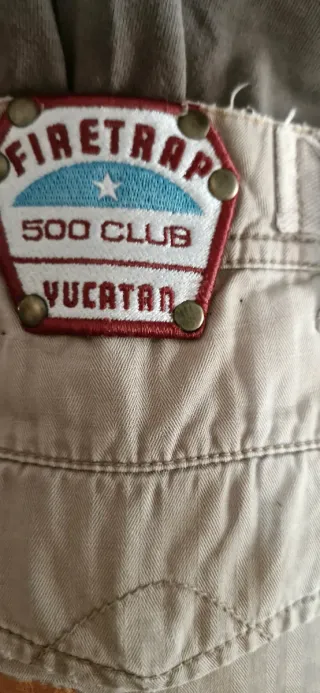 Pantalón Cargo Firetrap Beige Talla /L