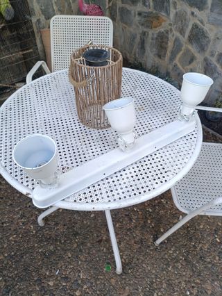 Focos blancos de 3 bombillas