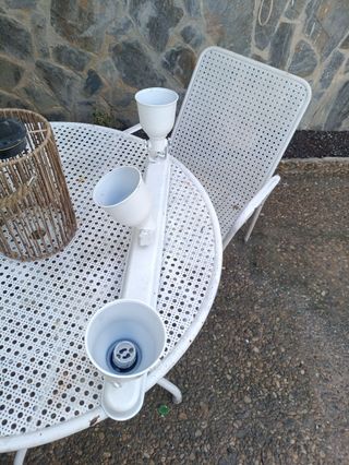 Focos blancos de 3 bombillas