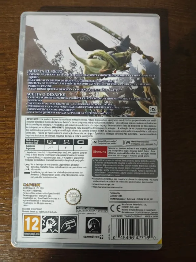 Nintendo Switch Monster Hunter Rise