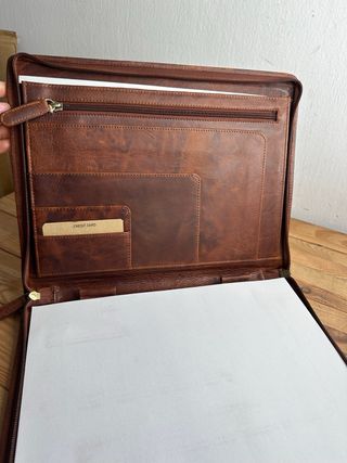 STILORD Portadocumentos Cuero Vintage DIN A4