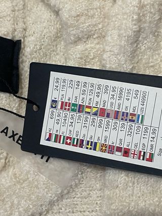 Jersey FSBN punto beige talla M