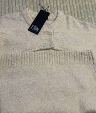 Jersey FSBN punto beige talla M