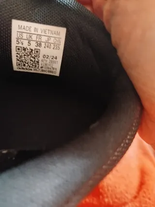 Botas Adidas Negras Talla 38