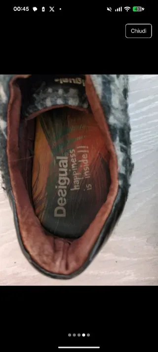 Scarpe Desigual donna lacci n°40