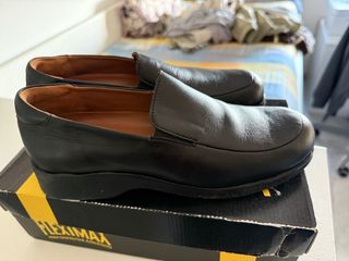 Zapatos de piel negros elegantes T40