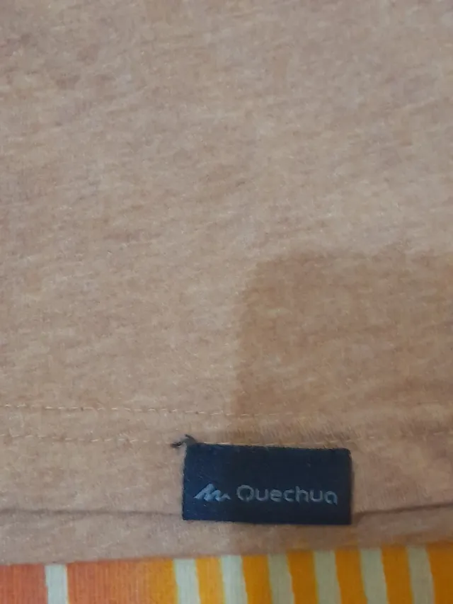 T-shirt Quechua uomo sportiva marrone XXL