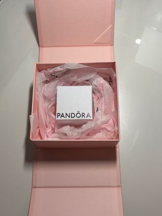 Anillo Pandora Corazón Rojo y Circonitas