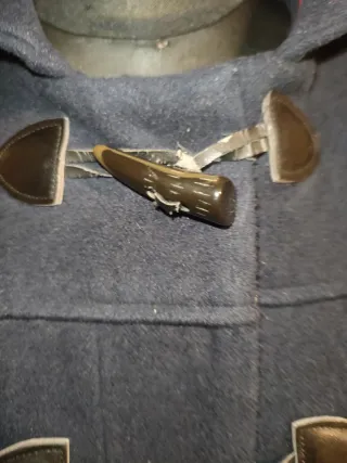 Trenca azul marino botones a presión, Primark