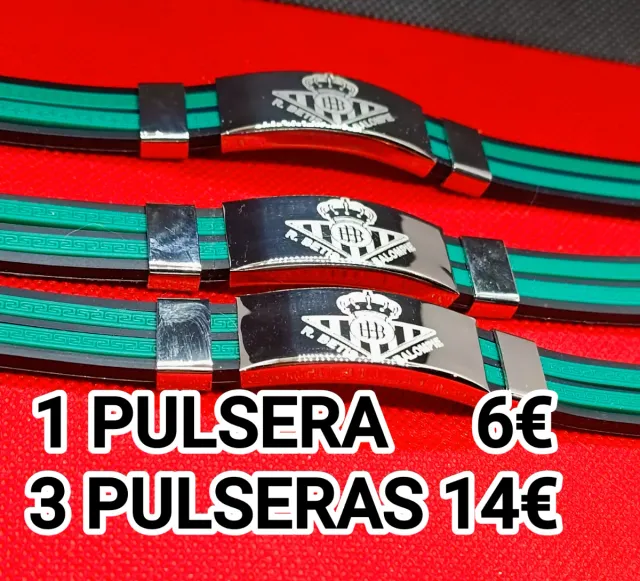 1x6€ 3x15€ REAL BETIS PULSERA