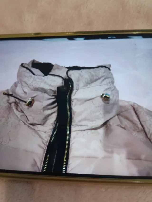 Abrigo champagne talla S