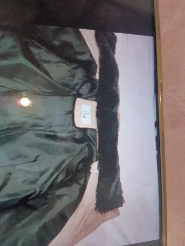 Abrigo champagne talla S