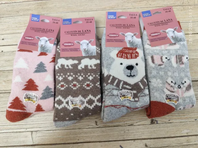 Calcetines de lana termicos