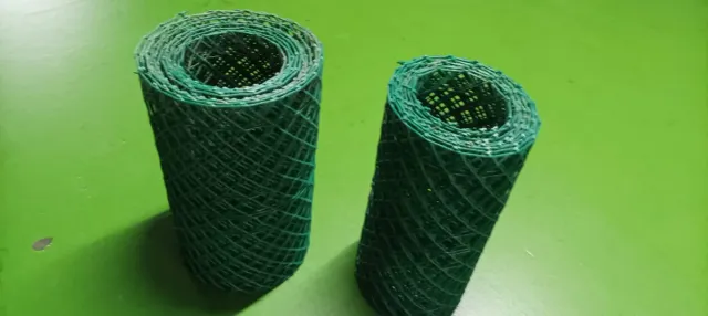 Rotoli di plastica per recinzione verde