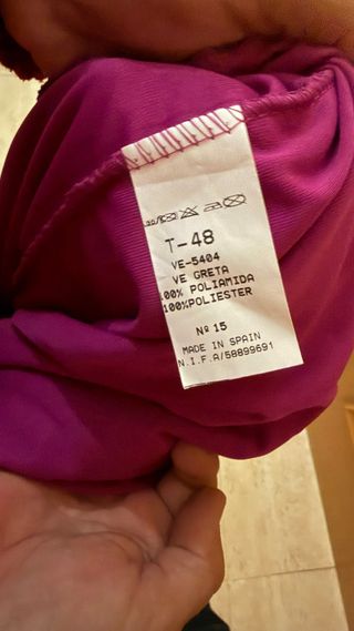 Vestido largo floral talla 48