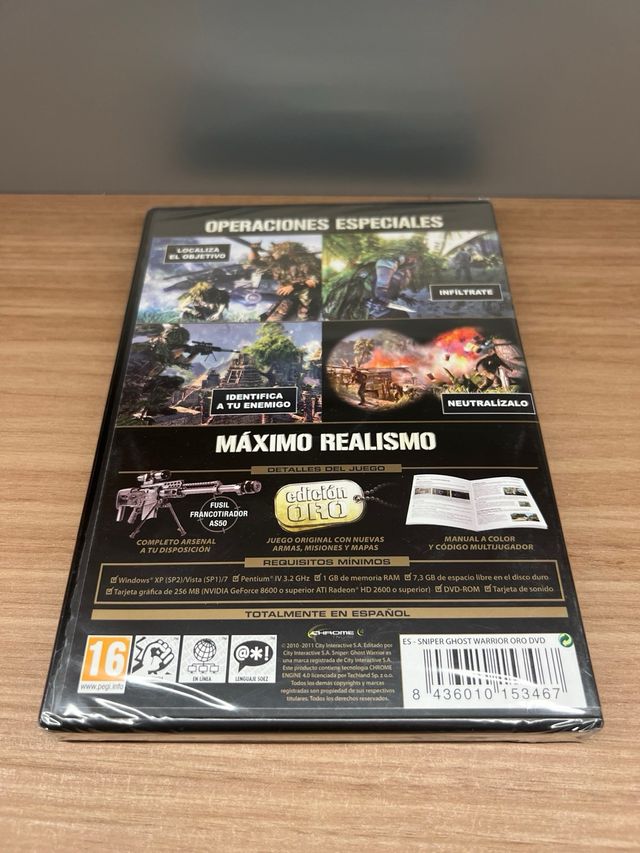 Juego PC Sniper Ghost Warrior Edición Oro