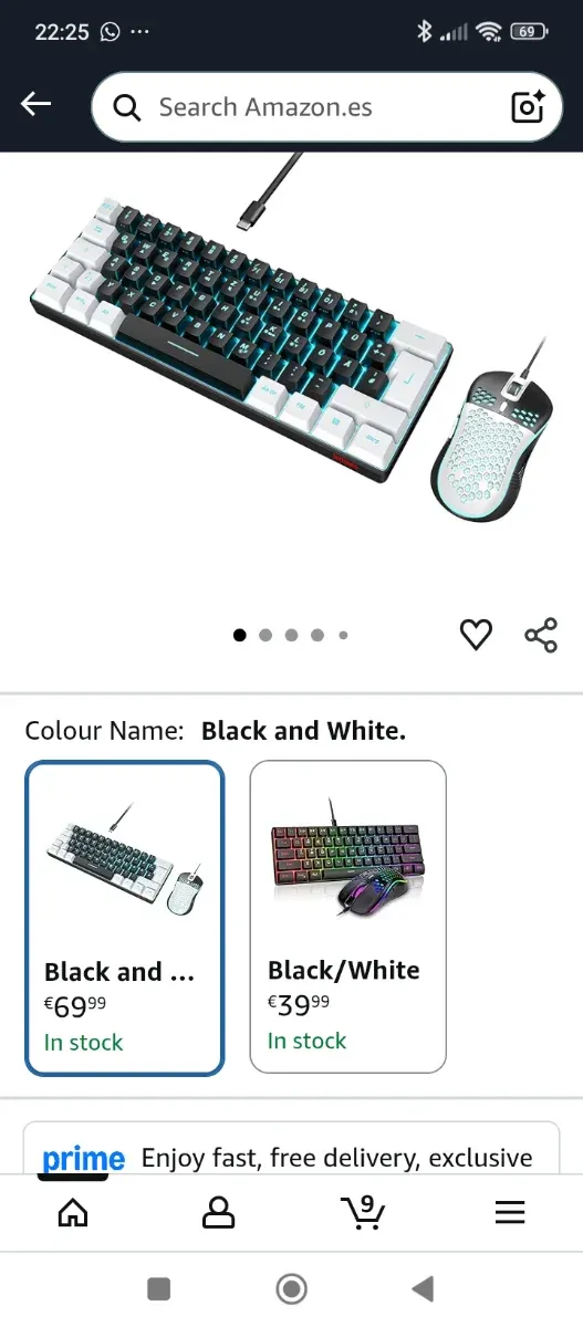 Teclado y Ratón Gaming RGB RedThunder