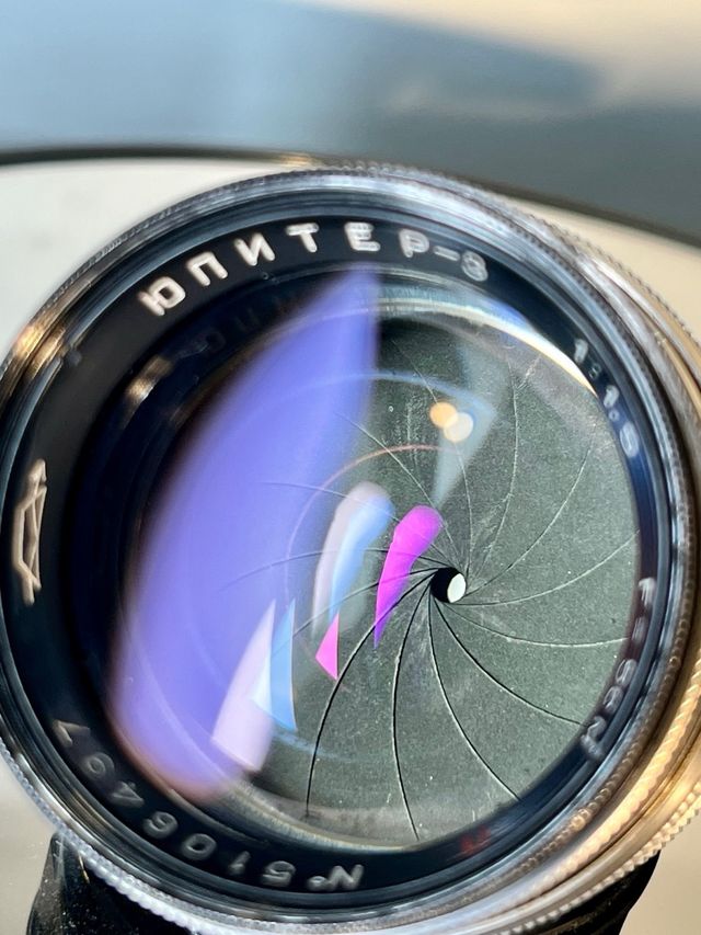 Lente soviética Jupiter-3 50mm f/1.5