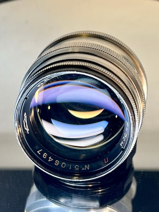 Lente soviética Jupiter-3 50mm f/1.5