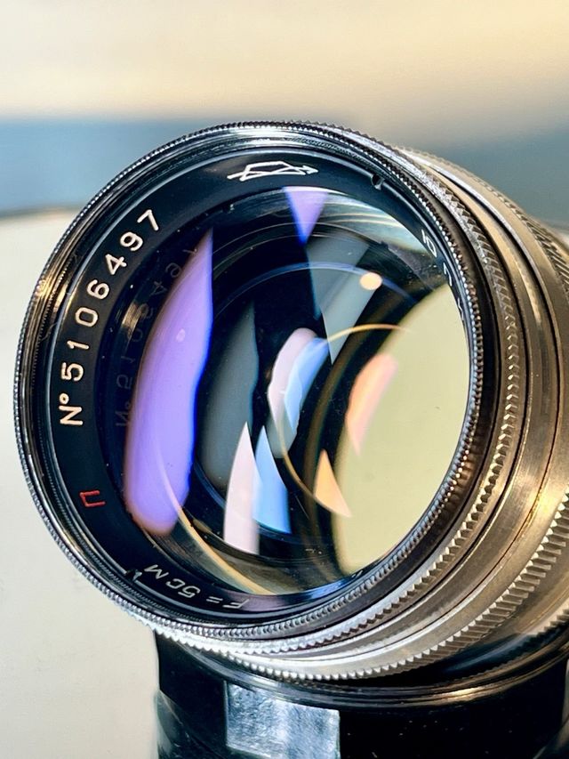 Lente soviética Jupiter-3 50mm f/1.5
